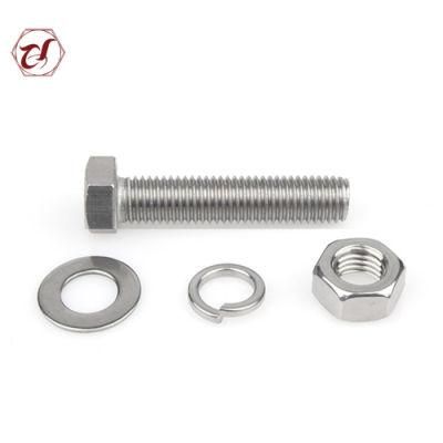 304 Flat Head and Nut Stainless Steel Hex Bolt