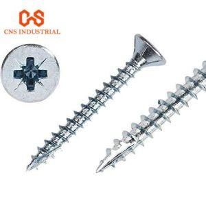 High Quality Zinc Plated Counter Sunk Head Furniture Fittings Chipboard Screw