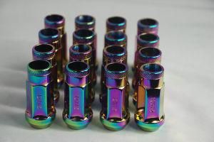 48mm 17hex Steel Lug Nuts-Neo Chrome Zhanrui Auto Parts