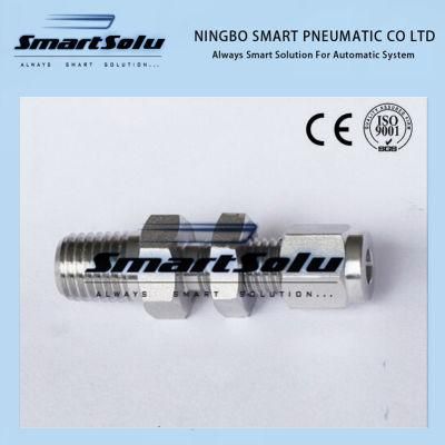 Bulkhead Male Connector, Compression Tube Fitting, Bulkhead