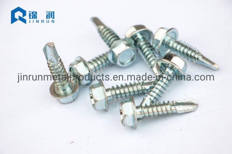 China Manufacturer Roofing Screw DIN7504K Hex Washer Head SDS