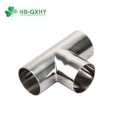 Stainless Steel Sanitary Food Grade Tee Fitting for Industry Use