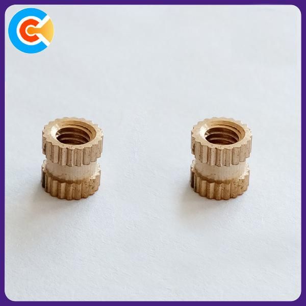GB/DIN/JIS/ANSI Stainless-Steel/Carbon-Steel Word Step Slotted Stamping Parts Fixed Copper Nut