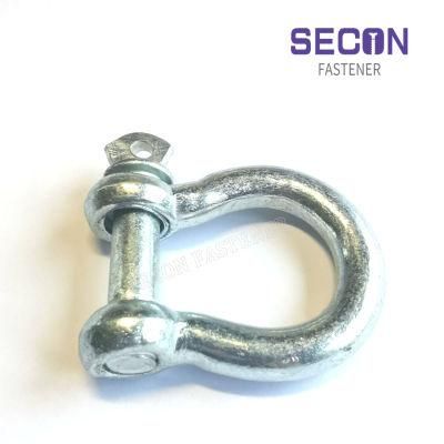 China Factory Export Quality Good Price Us Type Drop Forged Bolt Anchor Shackle G2130 Carbon Steel /Stainless Steel