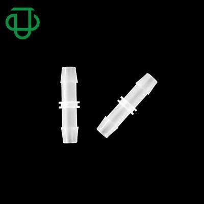 6.4mm 1/4&quot;ID Tubing Equal Barb 2 Way Barbed PP Straight Plastic Medical Air Quick Tube Connectors