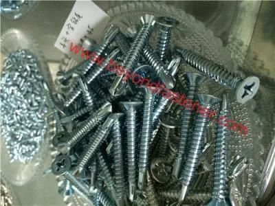 Csk Bimetal Screw /Flat Head Self Drilling Screw/Wing Tek Screw