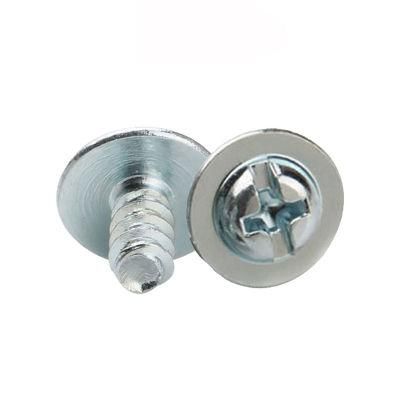 Iron Eco-Friendly Galvanized Combination Cross Slot Pan Head Self Tapping Screw with Collar