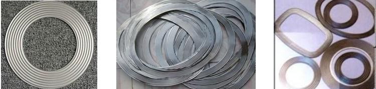 4.5mm THK 600lb Graphite Filler Spiral Wound Gasket Ss316 API 601