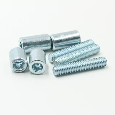 Stainless Steel Blue Zinc Full Thread Studs Fasteners Stud Bolt for Pipe Flange Connections