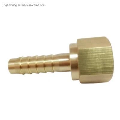 Precision Machining Parts Brass Female Connection Nipple
