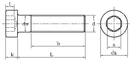 DIN7984 Stainless Steel Hex Socket Bolt