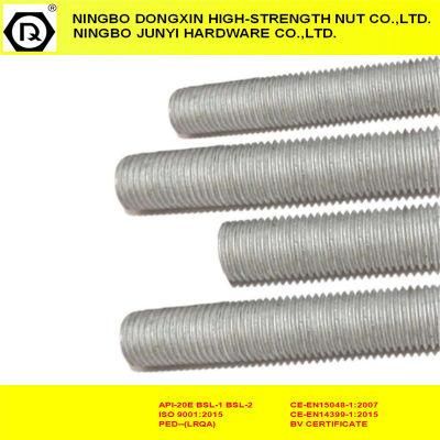 Zinc Plated Fasteners Full Threaded Rods DIN976 by 6.8