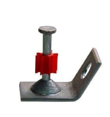 Shooting Nail, Head Drive Pin with Metal Right Angle Ceiling Clip