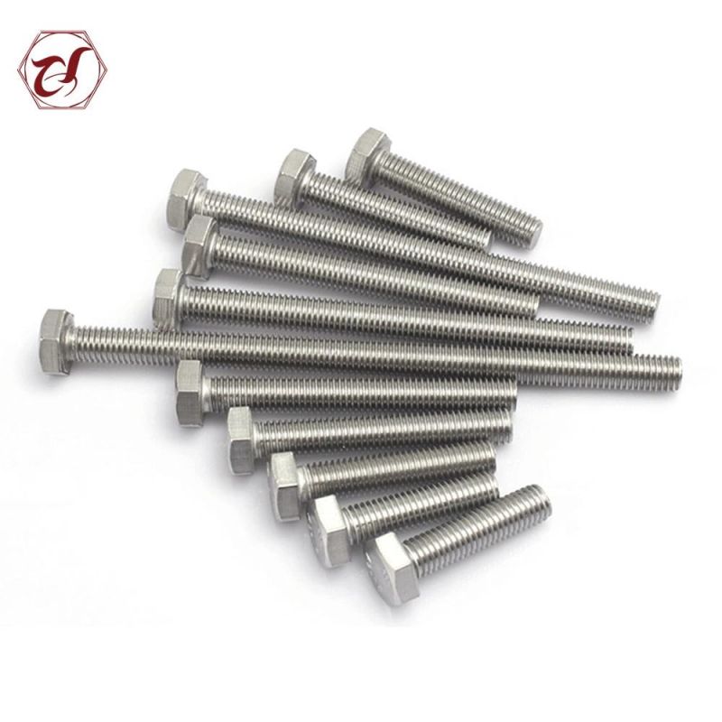 DIN933/DIN931 Stainless Steel 316L Hexagon Head Bolt A4-70 /A2-70 Hex Bolt/SS304 Bolt