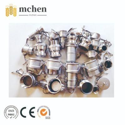 Stainless Steel Pipe Fittings Union Tractor Connector Quick Release Fire Coupling Camlock Pipe Coupling