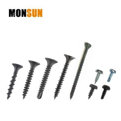 DIN Ifi JIS ISO C1022 Black Phosphated pH Recess Drywall Screw with Coarse Thread for Plasterboard on Timber Support