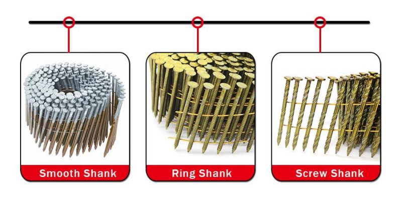Screw Shank Pallet Coil Nails for Construction and Packing