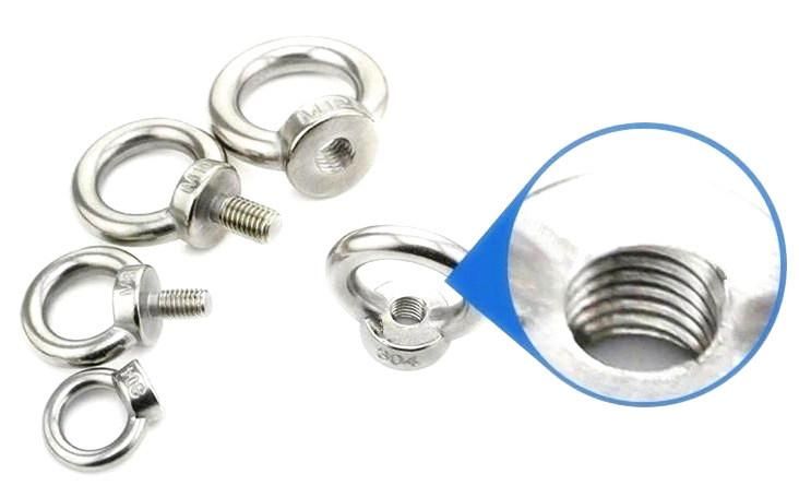 Galvanized Zinc DIN580 M16 Eye Bolt Screw Ring-Pull Guangzhou