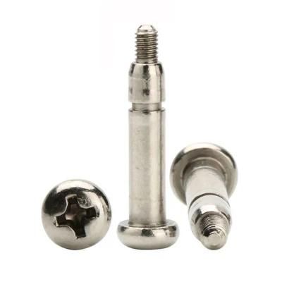 Customized Nickel Plated Pan Phillips Head Shoulder Machine Screws