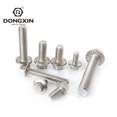M6-M56 Hot Galvanizing Stainless Steel Hex Head Flange Bolt Fastener Bolt
