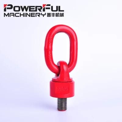 Red Painted Alloy Steel Forged Grade 80 Swivel Lifting Screw Point
