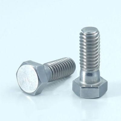 ASME B18.2.1 Hex Head Bolt Hex Cap Screw Stainless Steel 304 316 Half Partial Thread