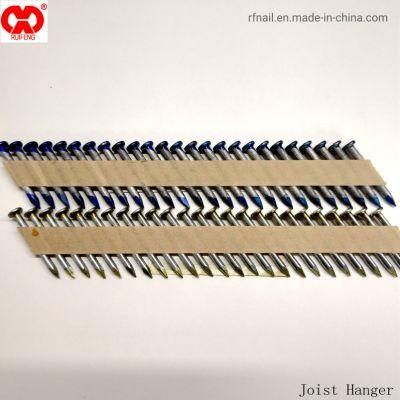 Hardware Fastener Direct Manufacturer in Anhui Galvanized 34D Joist Hanger Collated Nails.