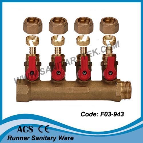 Manifold Mf with Ball Valve for Pex Pipe (F03-943)