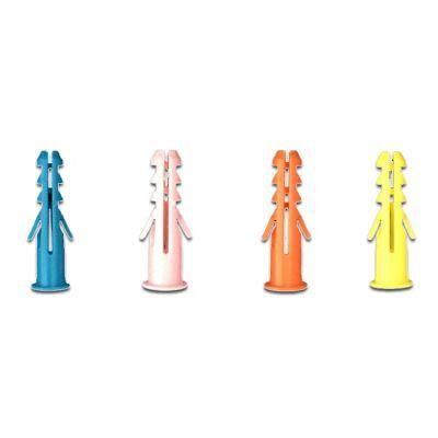 Plastic Anchor Wall Plug Nylon Wall Anchor 8*40mm Drywall Screw Expanding Plug Heavy Duty Brick Wall Plugs and Screws Factory