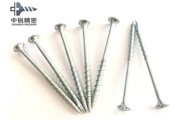 3.5X55mm Fine Thread Phillips Bugle Head Drywall Screws White and Yellow Zinc Plated Drywall Screws