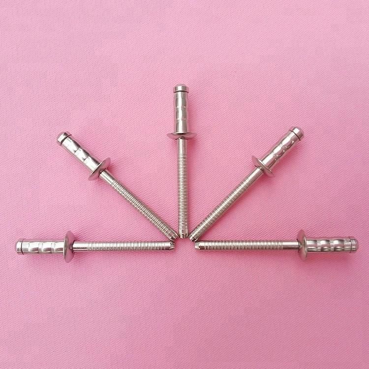 High Strength DIN7337 Aluminium Steel Open Type Dome Head Blind Rivet