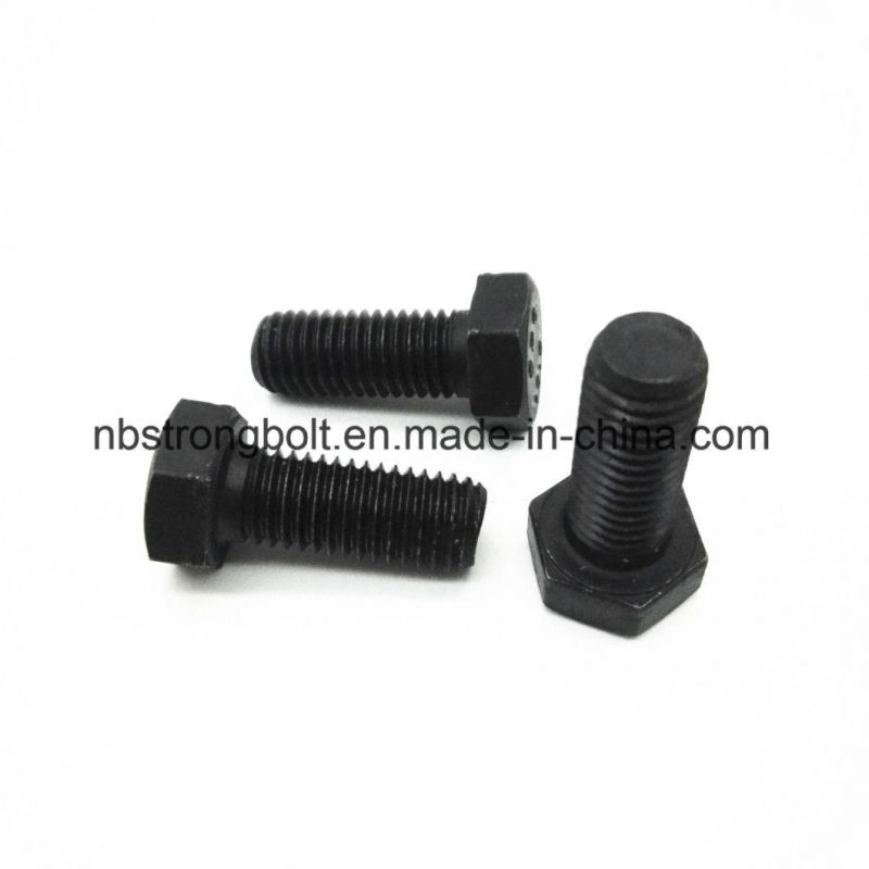 DIN933/DIN931 Hex Bolt Screw Gr. 10.9 Black