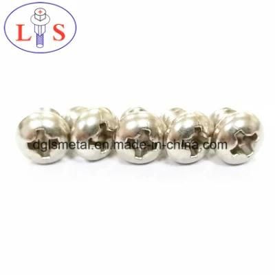 Nickel Plated Pan Head Drive Phillips Bolts