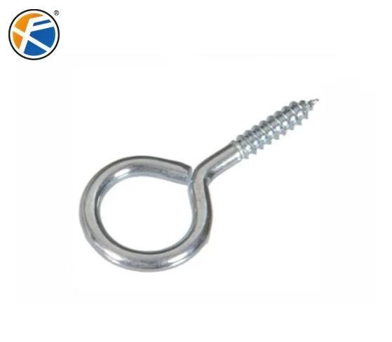 Carbon Steel Zinc Plated Closed Eye Screws / Hook Screws
