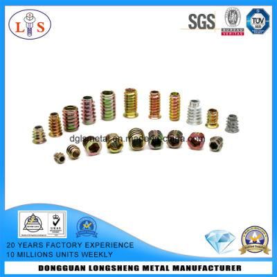 Nut Insert Nut Hexagon Nut Wing-Nut Tee Nut Cross Dowels