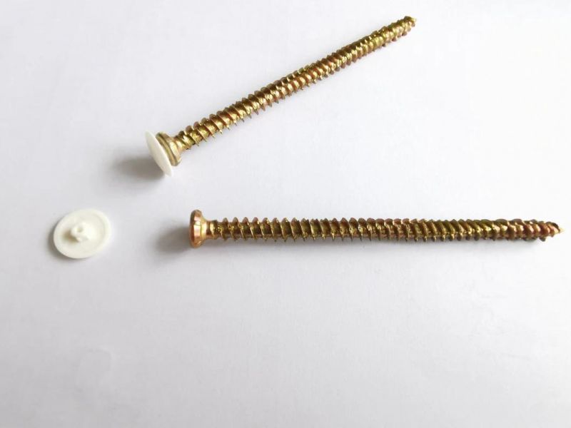 Plastic Cap Thread Concrete Screw