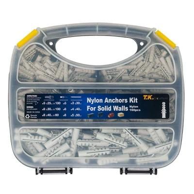 Drywall Anchors Plug Nylon Wall Plastic Screw Anchor Plastic Expansion Wall Plug Nylon Anchor