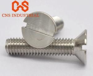 M2.5 M3 M3.5 Stainless Steel A2 Slotted Countersunk Head Screw DIN963