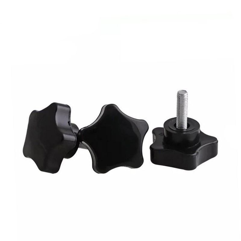 Factory Price M8X40 Male Thread Star Head Knob Plastic Knob Bolt