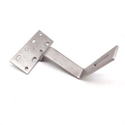 SS304/316 Adjustable Tile Pitched Solar Roof Hook L Feet for PV Mount