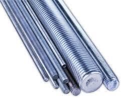 Fully Threaded Rod, Steel, Grade a, 1-1/4&quot;-7, 3 FT Length