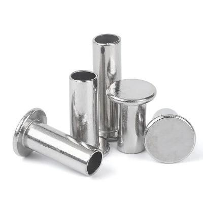 Stainless Steel 304 316 Semi Tubular Flat Head Rivet