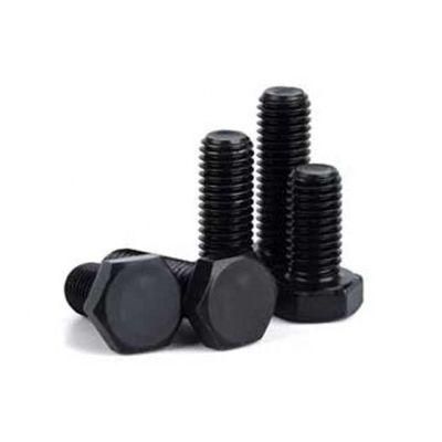 China Wholesale Fastener Hardware Carbon Steel Bolts 12.9 Grade Black Oxide High Tensile Hex Bolts and Nut for Machinery Industry
