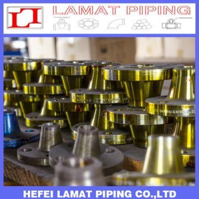 China-Manufacturer Carbon-Steel Yellow-Coated Forged Steel Weld-Neck Wn Flange