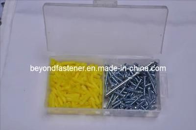 Super Anchor Kit Yellow DIY Screw Bolts Wall Anchor