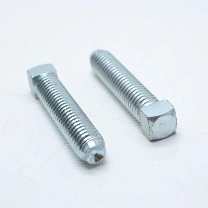 Carbon Steel Zinc Plated Carburized Square Head Set Screws