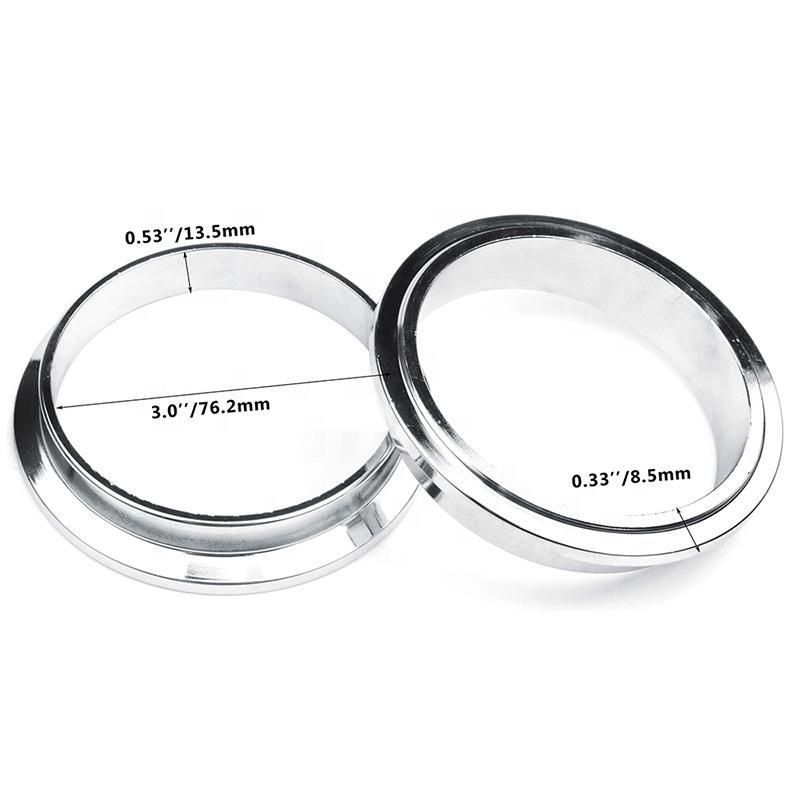 Stainless Steel 3 Inch Male Female Flange Band Clamp for Automotive Turbo Pipe Connect