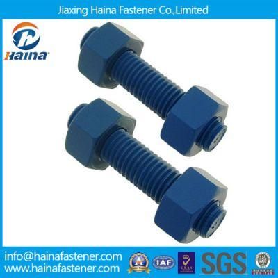 Factory High Quality 12.9 PTFE B7 Thread Rod with Nuts