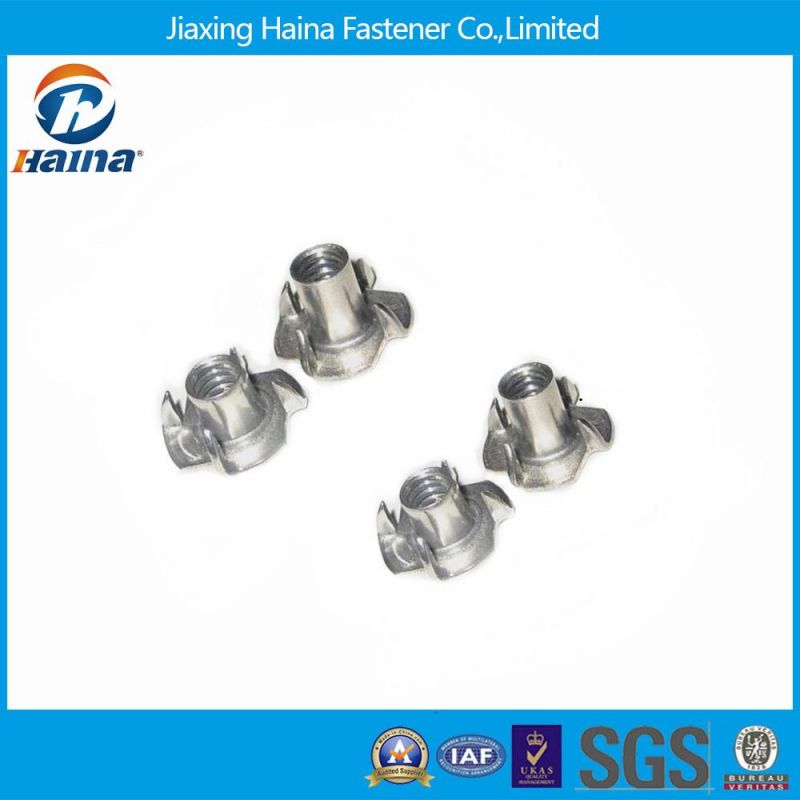 DIN1624 Zinc Plated Stainless Steel Four Claws Nut