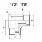 Chinese Manufacturer Hydraulic Adaptor 90° Metric Male 24° L. T. Camlock Coupling